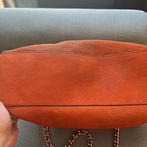 Gucci Orange Nubuck Soho Chain Shoulder Bag - Picture 6 of 6